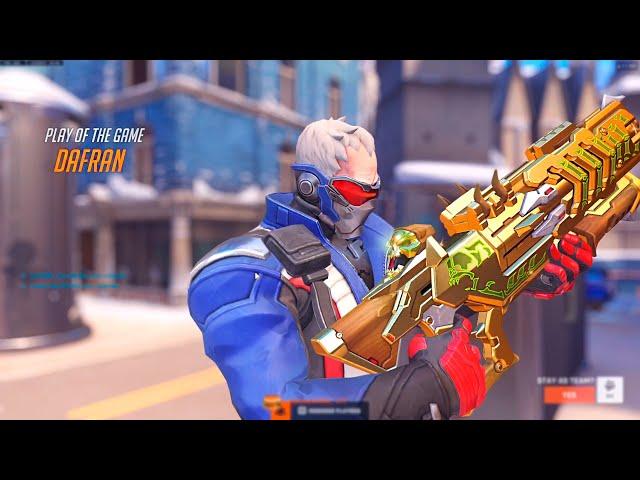 DAFRAN - POTG - SOLDIER 76 GAMEPLAY - OVERWATCH 2 SEASON 14