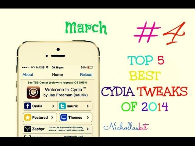 TOP 5 BEST CYDIA TWEAKS OF 2014 (March) | Episode #4