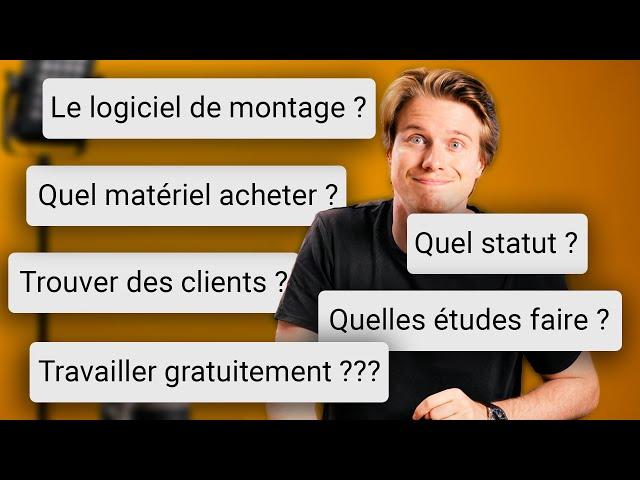 DEVENIR VIDÉASTE : les VRAIS CONSEILS pour se lancer en FREELANCE !