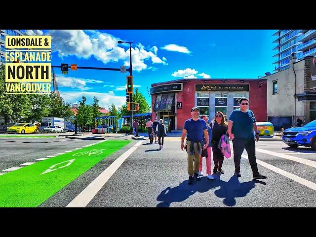 Vancouver Walk  - Gringo North Van | Shipyards | Lonsdale Quay (Narrated)