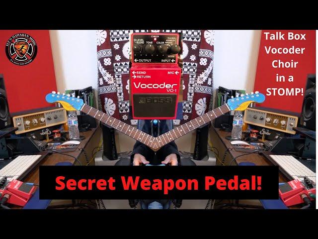 "Secret Weapon Pedal!" Boss VO-1 Vocoder Pedal