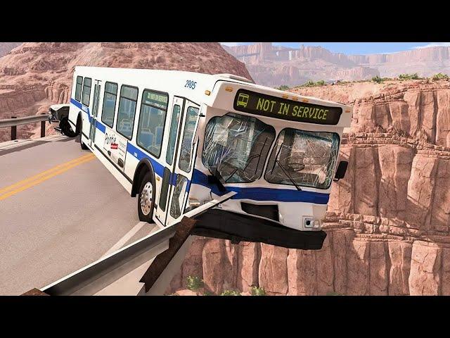 Collapsing Bridge Marathon #1 - BeamNG DRIVE | SmachChan