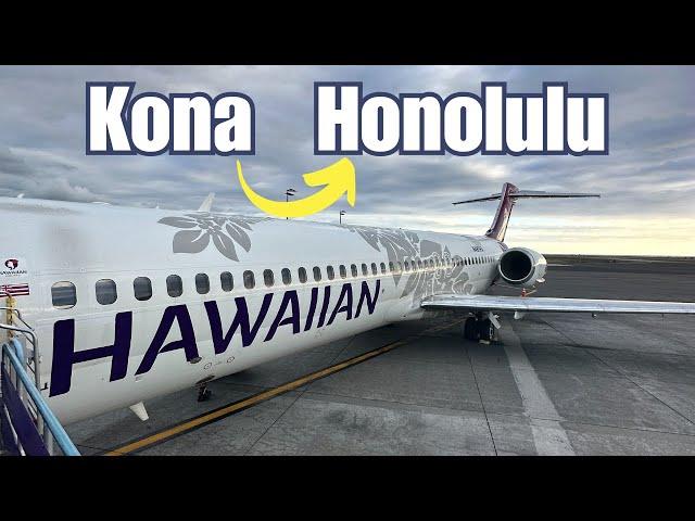 Flight Review | Hawaiian Airlines | Kona (KOA) - Honolulu (HNL) | Boeing 717