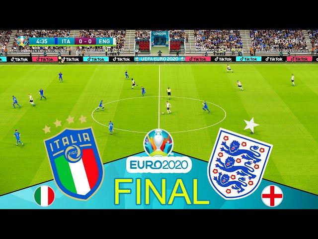 ITALY vs ENGLAND - FINAL Euro 2020 | Full Match All Goals HD | Wemblay London | PES 2021 Gameplay