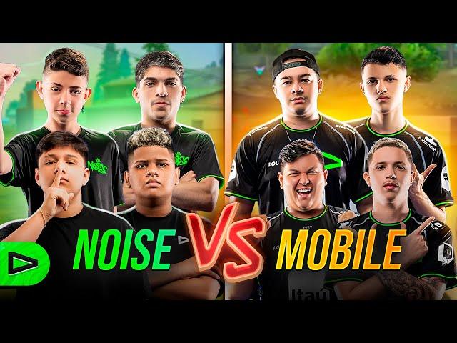 NOVA NOISE vs MOBILES NO 4v4 NA LOUD FREE FIRE!!