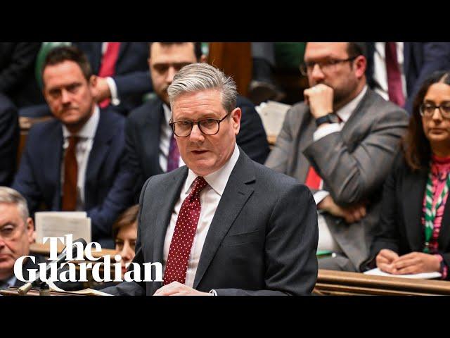 PMQs: Keir Starmer takes questions in parliament – watch live