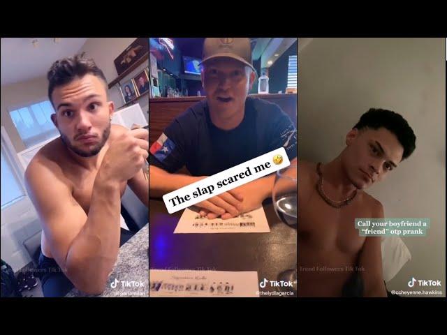 Pretend you're on the phone and call your bf a "friend" | TikTok Prank | TikTok