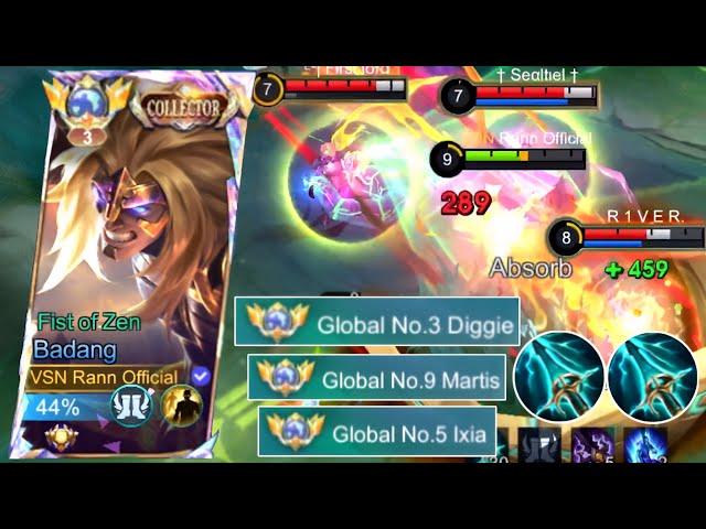 BADANG KENA FULL COUNTER | TOP GLOBAL BADANG | MOBILE LEGEND!!!