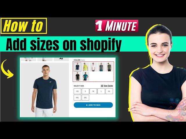 How to add sizes on shopify 2024