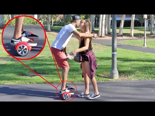 PICKING UP GIRLS USING A HOVERBOARD PRANK! | HoomanTV