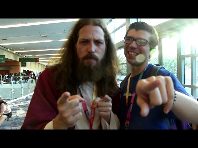 Jesus Christ at vidcon 2017 with AGGETV!!!!!