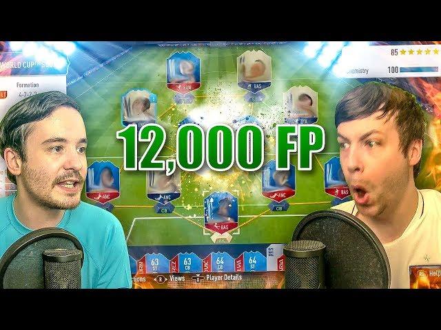 LUCKIEST 12K FP WORLD CUP SQUAD EVER!! - FIFA 18 PACK OPENING