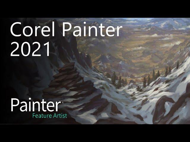 Corel Painter 2021 - Oil Pastel Brush (Davey Baker)