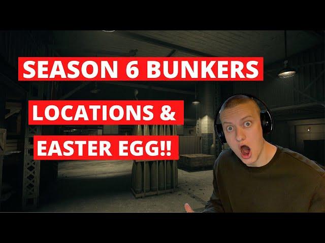 Warzone Season 6 EASTER EGG | All Bunkers and Locations