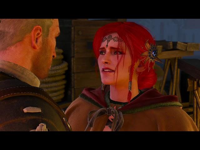 Witcher 3 Сейчас или никогда Трисс Я люблю тебя