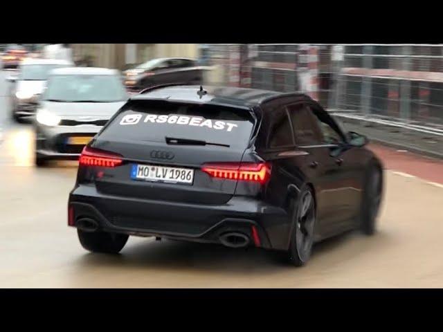 Audi RS6 2020 | Accelerating fast, sound exhaust! | Audi RS6 Avant C8