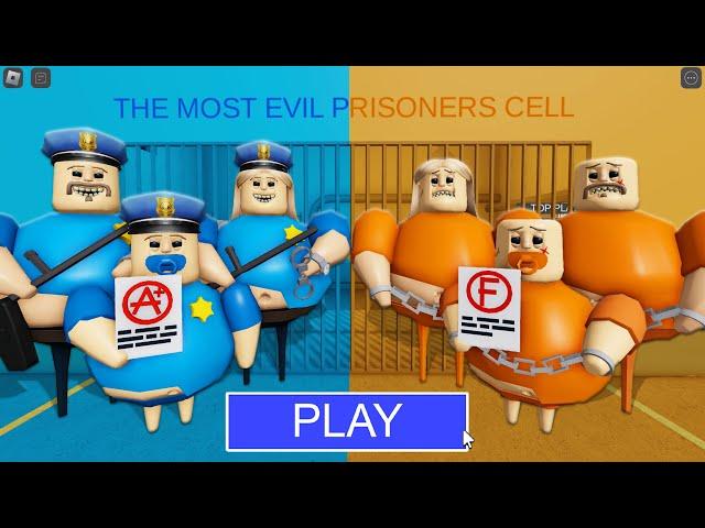 POLICE FAMILY BARRY Vs CRIMINAL FAMILY in BARRY'S PRISON RUN! New Scary Obby (#Roblox)