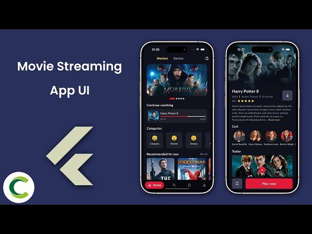 Movie Streaming App UI in Flutter | Netflix Clone in Flutter