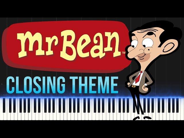 Howard Goodall - Mr. Bean (Animated) - Closing Theme (Piano Tutorial Synthesia)