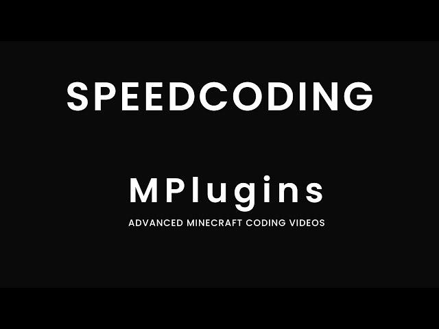 Plot plugin with Serialization (ASMR Speed Coding) | Advanced Spigot Coding | MPlugins 2022