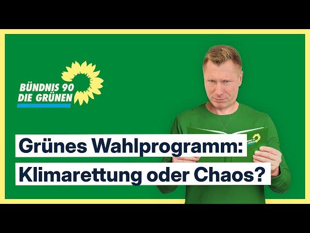 🟩 Grünen-Wahlprogramm geprüft: Rechtsanwalt enthüllt die wahren Pläne!