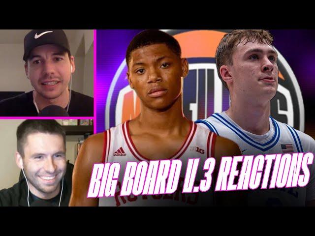 No Ceilings Big Board V.3 Reactions | 2025 NBA Draft