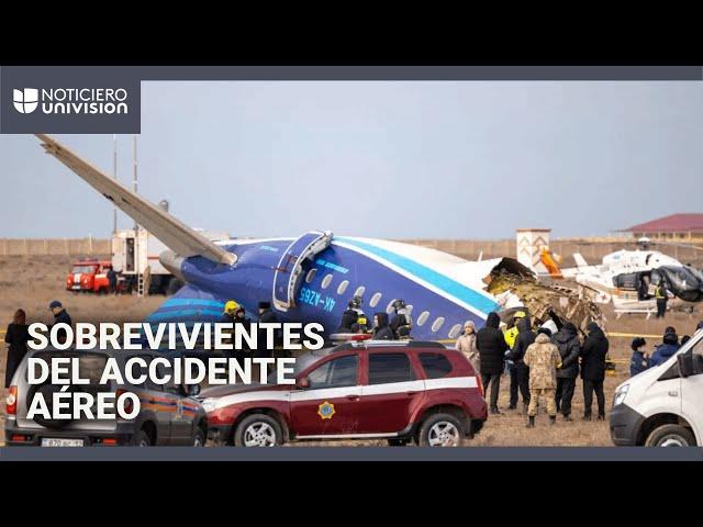 Esto es lo que se sabe del avión que se estrelló en Kazajistán: dos niños, entre los sobrevivientes