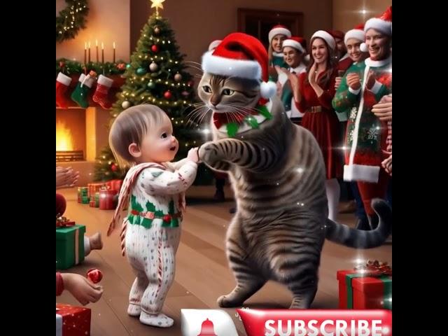 Adorable AI Video Baby and Cat’s Fun Moments #BabyAndCat #AdorableMoments #AIForKids