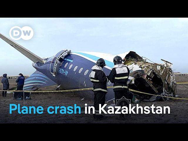 Passenger jet crash in Kazakhstan kills dozens, rescue efforts underway | DW News