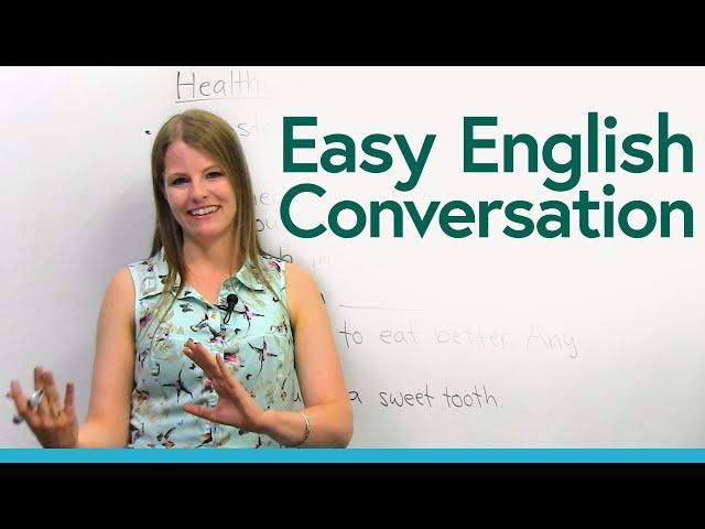 Easy English Conversation: Talk about food!