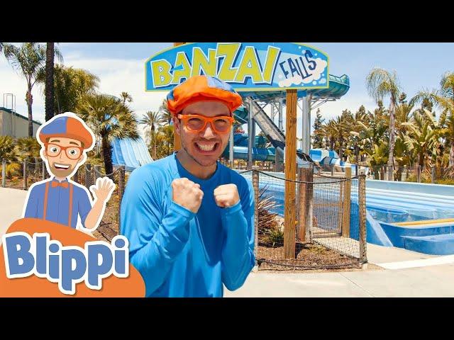 Blippi Explores a Water Park! | Life at Sea | Kids Ocean Learning | Toddler Show