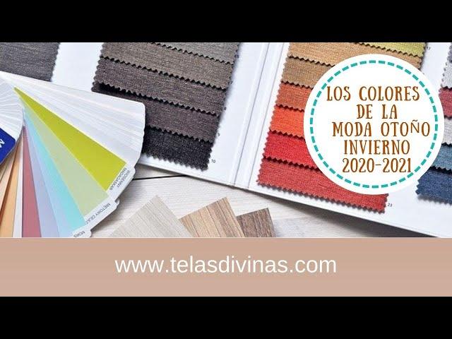 COLORES MODA OTOÑO INVIERNO 2020-2021  ⭐️⭐️⭐️⭐️⭐️