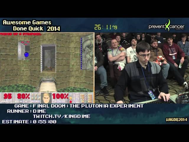 Final Doom: The Plutonia Experiment :: Ultra Violence SPEED RUN (0:45:29) [PC] by Dime #AGDQ 2014