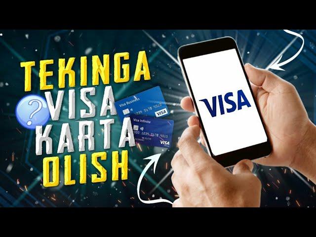 Online visa karta ochish 2024.