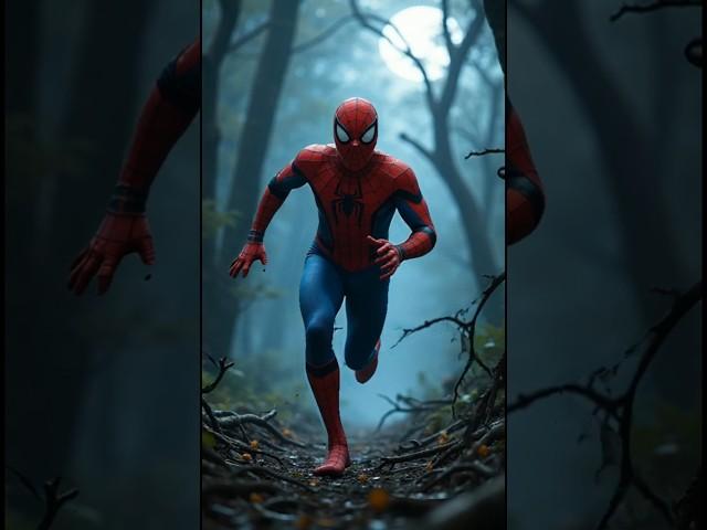 Spider-man & Friends in a Dangerous Forest| Marvel & DC #marvel #dc #shortsviral #aicreater #ai