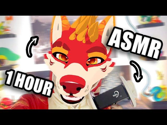 Furry ASMR try not to Tingle Challenge in a Digital Fursuit  1 Hour!