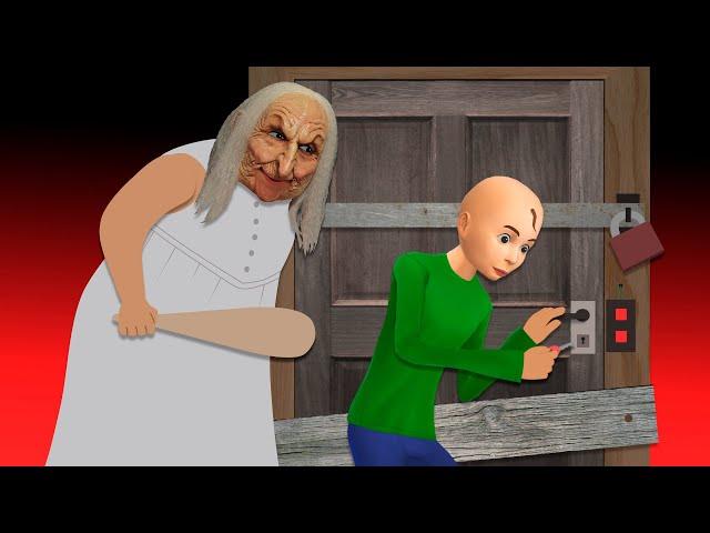 Granny keeps Baldi out of the street. SCP animation