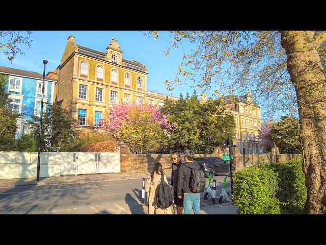 North London - Hampstead to Highgate, Leafy Residential Neighbourhood Spring Walk