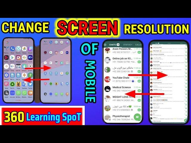 How to Change Screen Size of Android Games |Change Screen Resolution in Android| Developer Option