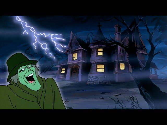 Scooby-Doo Ambience - Mr. Hyde's Haunted House - Thunder, Rain, Wind Sounds and Music (3 hr)