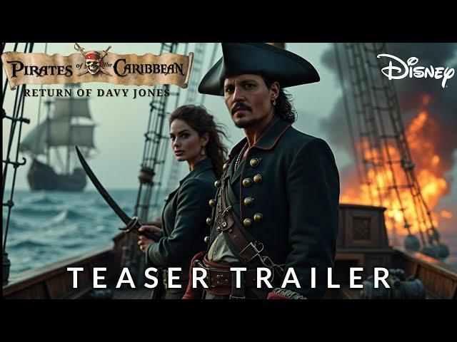 Pirate of Caribbean: Return of Davy Jones - Teaser Trailer | Disney Studios | 2025