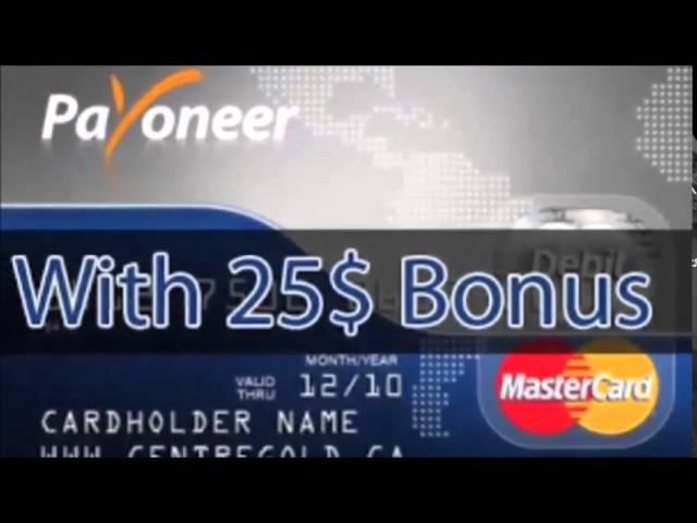 How To Get A Payoneer Mastercard With 25$ Bonus