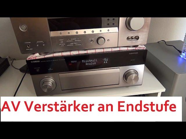 Endstufe am Hi-Fi Heimkino Verstärker anschließen wie geht das? Verstärker Anschließen