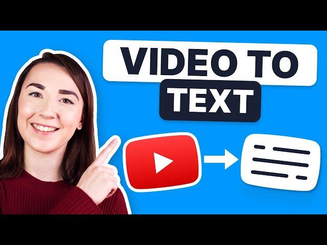 How to Transcribe a YouTube Video | Video to Text