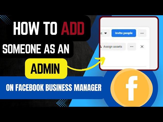 How to add someone as an admin on Facebook business manager