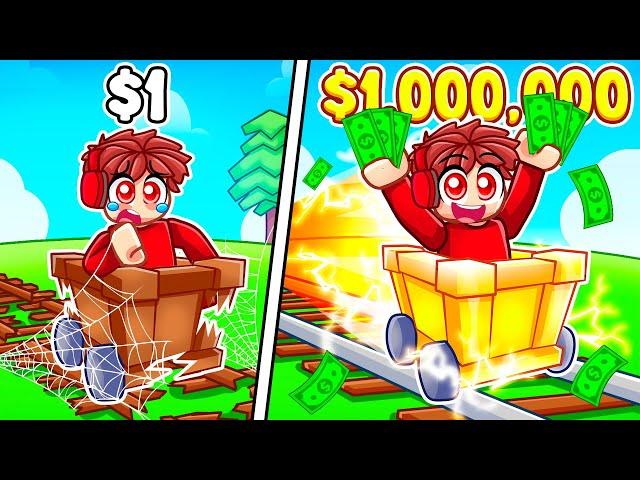 $1 Cart Ride vs $1,000,000 Cart Ride (Roblox)