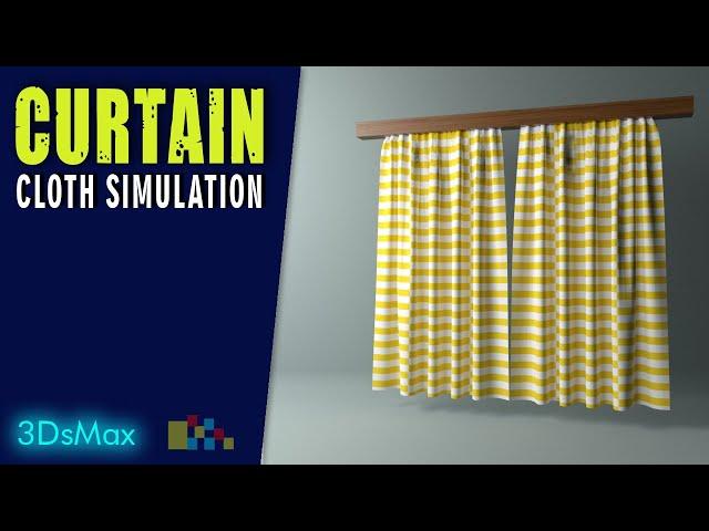 Curtain in 3dsmax | @Quick3D