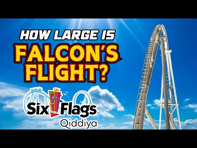 How LARGE Is Falcon's Flight - The World's LARGEST Roller Coaster!