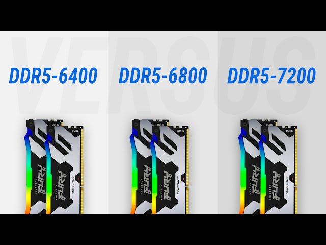 DDR5-7200 vs DDR5-6800 vs DDR5-6400 w/ i9-13900KF + RTX 4090: Tets in 4 games at 1080p