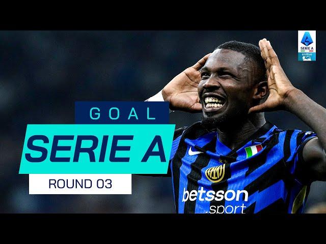 GOAL SERIE A | Thuram bags another brace | Goal Collection | Round 3 | Serie A 2024/25